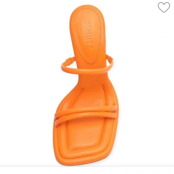 Schutz Agatha Sandal - Orange - Picture 3 of 15